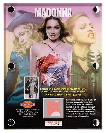 FamousRetail Madonna Limited edition swatch