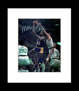 Magic Johnson signed 8x10 photo