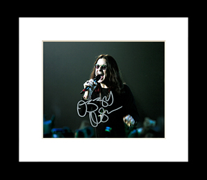 Ozzy Osbourne signed 8x10 photo