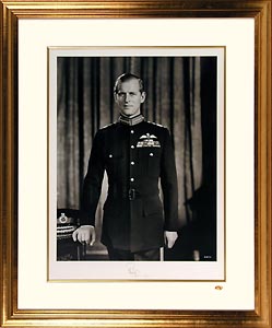 FamousRetail Prince Philip signed 17x22 photo