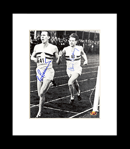 FamousRetail Roger Bannister and Chris Chataway signed 8x10 photo