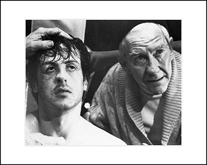 FamousRetail Sylvester Stallone with Mickey unsigned 10x8and#39;and39; photo