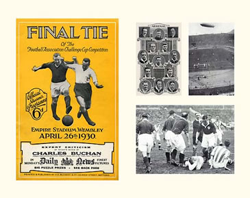 FamousRetail Wembley FA Cup Final 1930 Programme Display