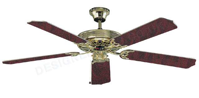 Classic 52 inch polished brass ceiling