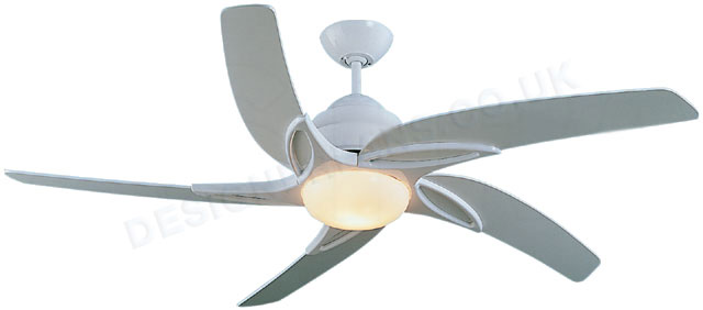 Viper 54 inch white ceiling fan light.