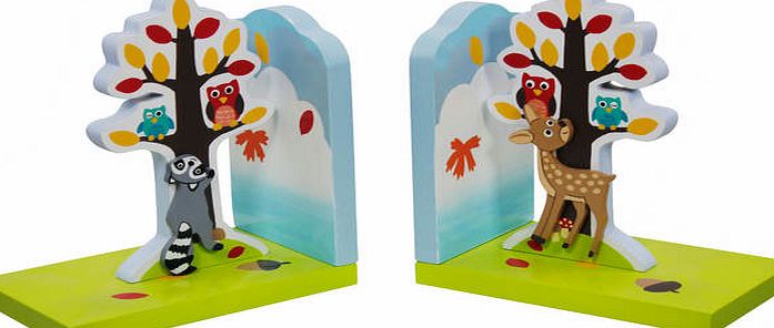 Fantasy fields Enchanted Woodland Bookends