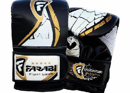 Farabi Sports Boxing punch bag mitt gloves punching boxing gloves mma training (Large)