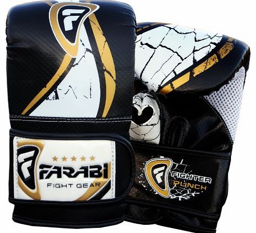 Farabi Sports Boxing punch bag mitt gloves punching boxing gloves mma training (Medium)