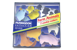 Farington Farm Animals Set Of 7 Cookie/Pastry Cutters
