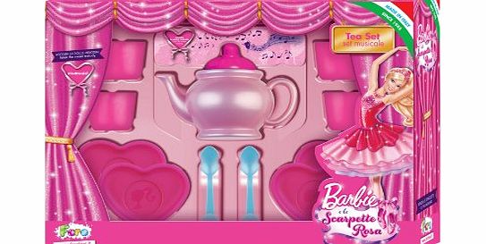 Faro Barbie Pink Shoes Tea Set with Melody