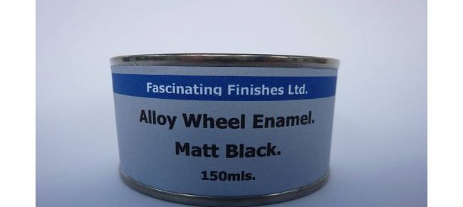 Fascinating Finishes Ltd 1 x 150ml Matt Black Alloy Wheel Paint