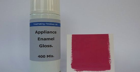Fascinating Finishes Ltd 1 x 400ml Hot Pink Gloss Fridge, Cooker And Appliance Enamel Paint. Heat Resistant