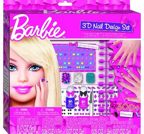 Fashion Angels Barbie 3D Nail Art Design Kit