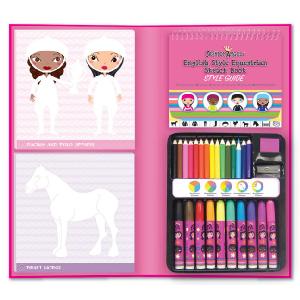 The Bead Shop Fashion Angels English Style Equestrian Sketchbook