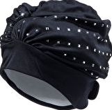 Fashy, 1294[^]185411 Exclusive Swim Cap - Black and Silver