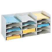Fast Paper 3x5 Compartment Horizontal Organiser