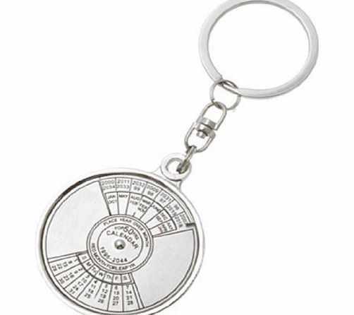 50 year perpetual revolving mini calendar 2007-2056 keyring charm gift idea with gift box - posted from London only by Fat-catz