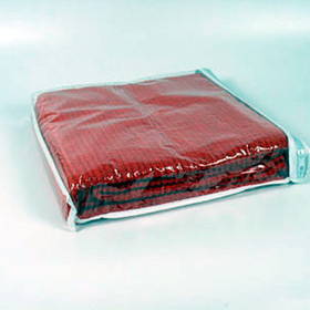 Cellular Cotton Blanket Red