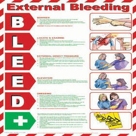 Poster External Bleeding 420x590mm Plastic