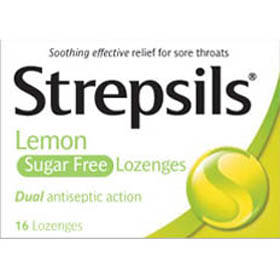 FAW Strepsils lozenges sugar free pack 16