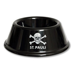 06-07 St Pauli Dog Bowl - Black
