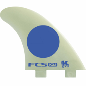 FCS K2.1 FLEX TRI FIN SET. GLASS