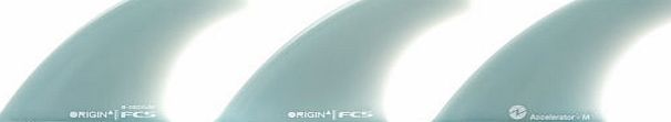 FCS Origin Accelerator Glass Flex Tri Fins -