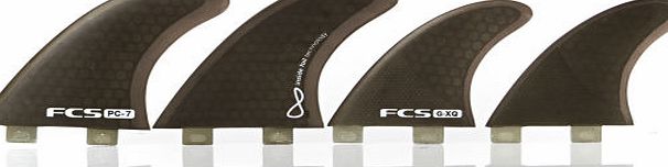 FCS Performance Core 7 Quad Fin Set - Large