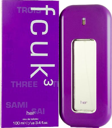 FCUK, 2102[^]0072203 #3 Eau De Toilette Spray