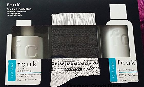 FCUK French Connection Socks amp; Body Duo Gift Set