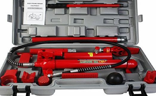 FDS 10 Ton Porta Power Hydraulic Jack Body Frame Repair Kit Auto Shop Tool Heavy Set