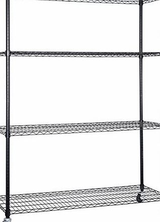 FDS 120x180CM 4-Tier Steel Chrome Shelf Kitchen Storage Wire Metal Rack Shelving