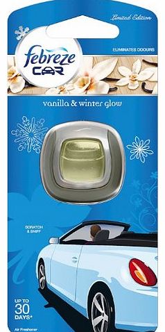 Clip-on Car Air Freshener Starter Kit Warm Winter Glow 2 ml