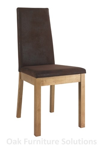 Upholstered Dining Chairs - Pair