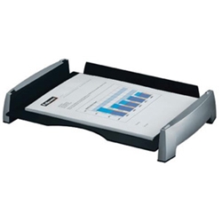 Office Suite Letter Tray Black-Grey Ref