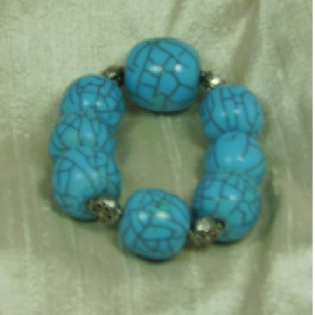 Femme Blue Blue Chunky Bracelet
