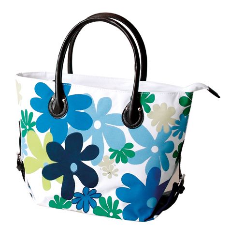 Femme Blue Blue Flower Handbag