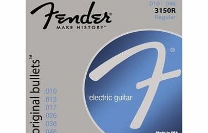 Fender 150 Nickel Wound Original Bullets Electric Guitar Strings09-42