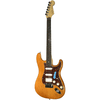 Fender American Deluxe Strat HSSRW,Amber