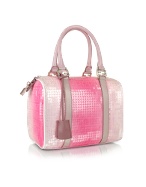 Fendi Pink Sequined Forever Boston Bag