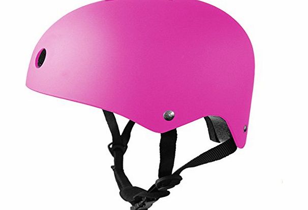 Feral Bike / Bmx / Scooter / Skate Helmet, Available in 7 Colours (Pink, 50-54cm)