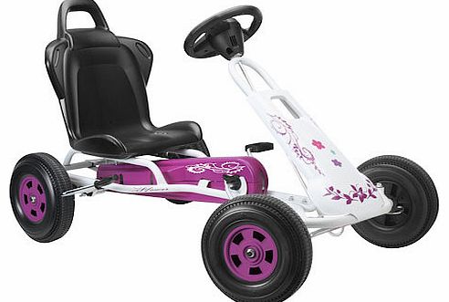 Tourer T-1 Go Kart - Pink and White