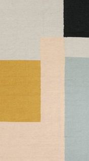 Ferm Living Kelim Rug - Multicoloured Squares - 80x140 cm S