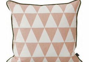 Ferm Living Large Geometry cushion - pink `One size