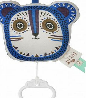 Ferm Living Musical Billy Bear Mobile - Blue `One size