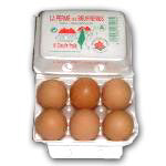 Ferme des Beurreries 6 Fresh Eggs