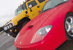 Ferrari and Hummer Driving Experience at