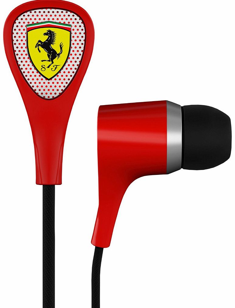 Ferrari by Logic3 S100-RED Headphones and