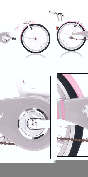 ferrari CX-31 Kids Bike White/Pink