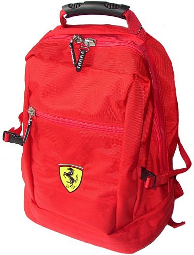 Ferrari Essential Rucksack - Red